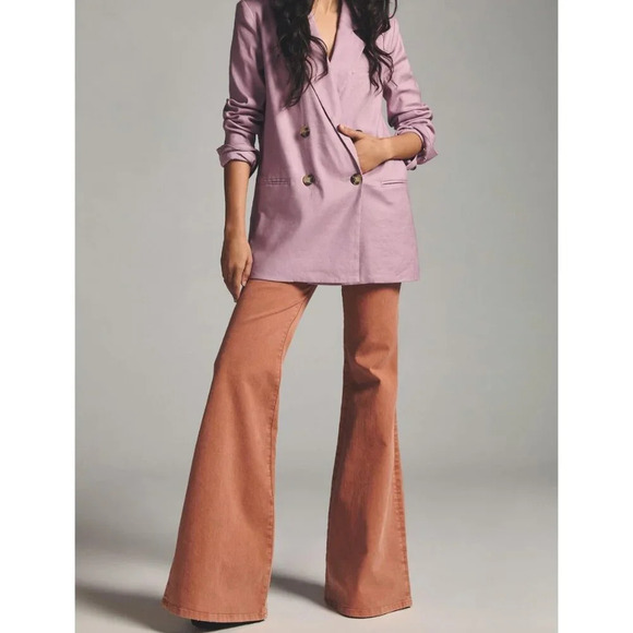 Anthropologie Pilcro Mid Rise Flared Leg Jeans 31 - Picture 8 of 8